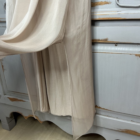 Rosemarine | Silk Blend Maxi Dress Made In Italy Size Large - Picture 9 of 9